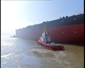 全球最大 中国超大型40万吨矿砂船顺利出坞